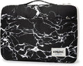 Kinmac 360° Heavy Duty Protective Laptop Computer Sleeve case Bag Cover with Handle for MacBook Air 15 inch,15 inch-15.6 inch HP Lenovo Dell ASUS Acer Laptop (Black Marble)