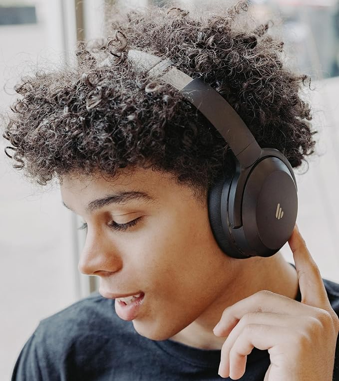 Edifier WH700NB Pro Wireless Over-Ear Headphones with Active Noise Cancellation, Hi-Res Audio, Bluetooth V5.4, Multi-Point Connection, Al Clear Calls, Fast Charging, Foldable - Ivory