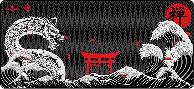 Starforge - Clouded Gates Gaming Desk Mat – Large Extended Mouse & Keyboard Pad
