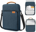 MoKo 13 Inch Tablet Sleeve Bag, Fits with 13 Inch New iPad Pro M5 & Air M4/M3, iPad Pro 12.9 M2&M1,Surface Laptop Go 12.4,Galaxy Tab S8+/S9+ 12.4,Handle Carrying Case with Shoulder Strap, Indigo