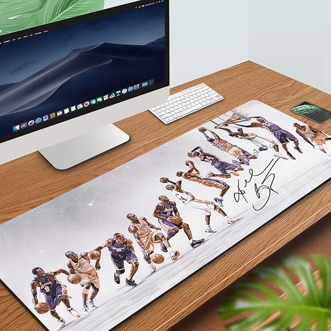 31.5x11.8 Inch Non-Slip Long Extended Large Gaming Mouse Pad with Stitched Edges XL Laptops Keyboard Mouse Mat（KB）