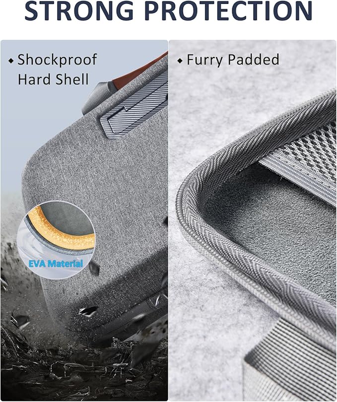 Hard Laptop Case 13 Inch for HP Dell Lenovo ASUS Acer - 2 in 1 Laptop Sleeve & Lap Desk with Stopper and Book Clip, Shockproof Waterproof 14.2 MackBook Pro Case - Gray
