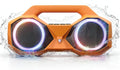 OZJ Bluetooth Speaker 80W(Peak) Loud with Bass, 20H Playtime, IPX7 Waterproof, RGB Lights, TWS, Large Portable Wireless Speakers for Outdoor, Home, Party, Pool, Beach, Tailgating, Gym, Work (Orange)