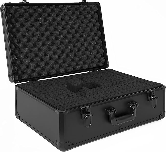 Protective Hard Case 22 X 14 X 8-Inch Shockproof Water-resistant with Customized DIY Foam Insert fit for Camera, Laptops, etc