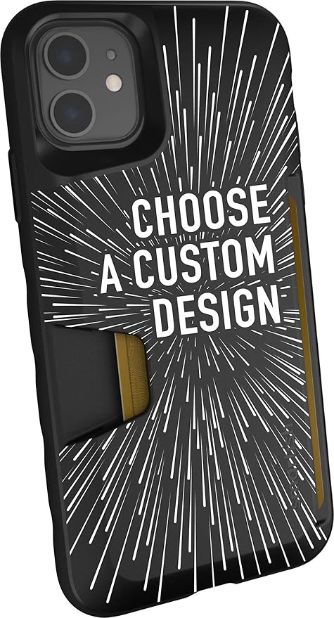 Smartish® iPhone 11 Wallet Case - Wallet Slayer Vol. 1 [Slim + Protective] Credit Card Holder - Drop Tested Hidden Credit Card Slot Cover for Apple iPhone 11 - Custom Prints
