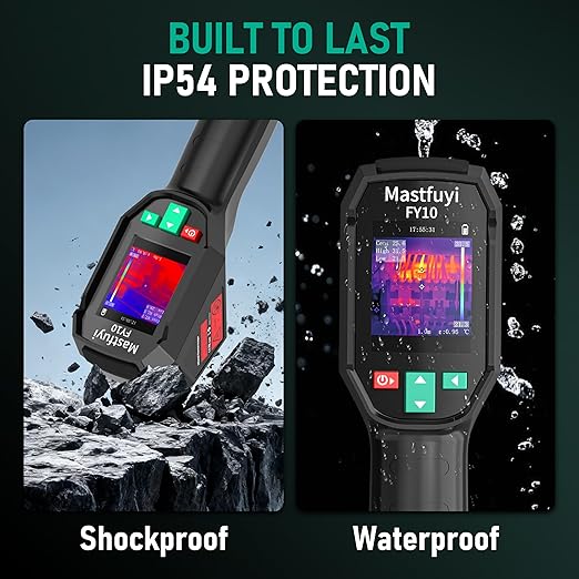 TR10 Thermal Imager, Super Resolution 240×240 Thermal Camera, 25Hz Infrared Camera with Temperature Alarm, -4°F to 1022°F Handheld Infrared Imager, 8-Hour Battery Life Infrared Camera