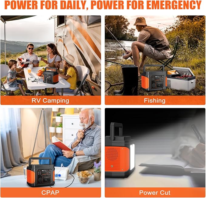 PGYOB 400W Portable Power Station, 296Wh Outdoor Solar Generator Backup Ternary Battery Pure Sine Wave Power Pack with AC/DC Outlet, PD 65W USB-C Outlet for Home, Camping, RV, Blackout, CPAP