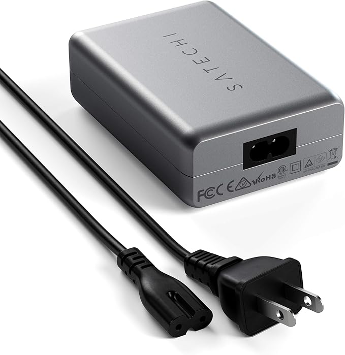 Satechi 100W USB C PD Compact GaN Charging Station – Compatible with MacBook Air/Pro/Neo, iPad Air/Pro, iPhone 17 to 12 Series, AirPods, Apple Watch, Android, Windows