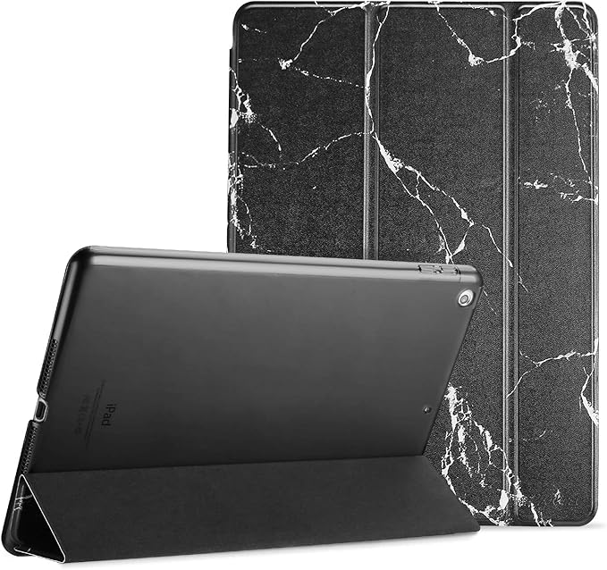 ProCase Smart Case for 10.5” iPad Air 3rd Generation 2019 / iPad Pro 2017, Slim Stand Cover with Translucent Frosted Back for iPad Air 3 -Blackmarble