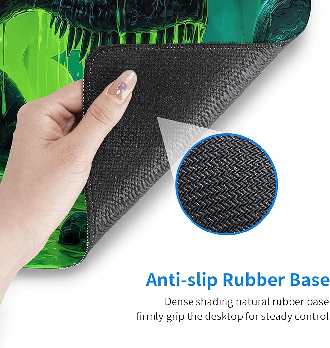 Dinosaur Mouse Pad Extended Large Gaming Mouse Pad XL Stitched Edges for Gamer Home Office 31.5 X 11.8 Inch