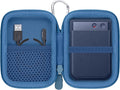 Hard Carrying Travel Case for PLAUD Note/Note Pro AI Voice Recorder,Compatible with Digital Recorder and Magnetic Protective Case(Dark Blue)
