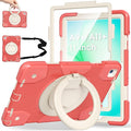 Andnary Case for Samsung Galaxy Tab A11+ Plus/A9+ 11 Inch 2025/2023, Tablet Case for Samsung Galaxy A9 Plus/A11+ with Screen Protector/360° Rotating Stand/Pen Holder/Shoulder Strap (Orange)