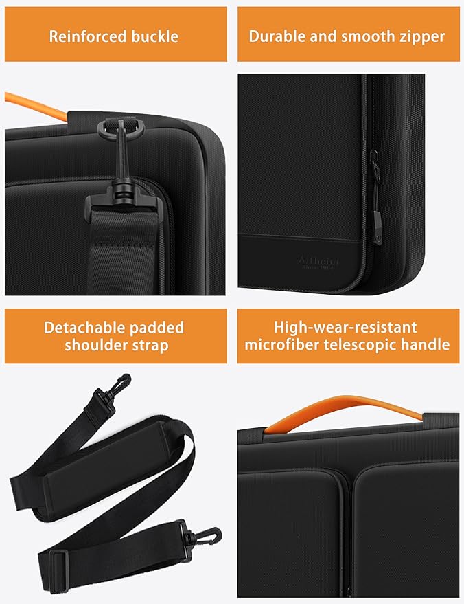 Alfheim Laptop Bag 15,6-16 inch Laptop Cover, 360° Protective Waterproof Shockproof Lightweight MacBook Pro 16 Notebook Briefcase, Compatible with ASUS Lenovo Dell Samsung