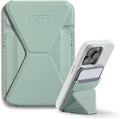 MOFT Magnetic Wallet Stand Compatible with iPhone 17/16/15/14/13/12 Series, Angle Adjustment & Magsafe Compatible MOVAS Phone Stand,Seafoam