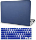 KECC Compatible with MacBook Pro 16 inch Case 2025 2024 2023 2022 2021 Release M4 M3 M2 M1 A3403 A3186 A2991 A2780 A2485 Protective Italian Leather Hard Shell + Keyboard Cover, Navy Blue Leather