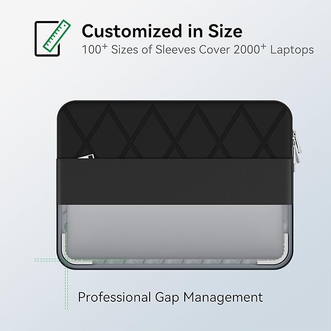 Smatree 14 inch Laptop Sleeve for ASUS Chromebook Flip CX1400, Chromebook C424/C423, ExpertBook B3402/B5402, Vivobook Flip 14 TP401/TP412, Vivobook Pro 14 OLED M6400, Laptop Case with Pocket (E415)