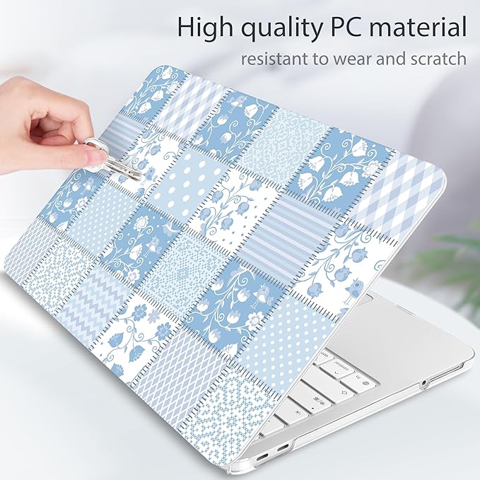 Tuiklol for 2026 MacBook Neo 13 Inch A18 Pro Chip Case, (Model A3404) Anti-Scratch Anti-Drop Slim Hard PC Shell Case with Shockproof Protective MacBook Neo Laptop Cover,Patchwork Floral