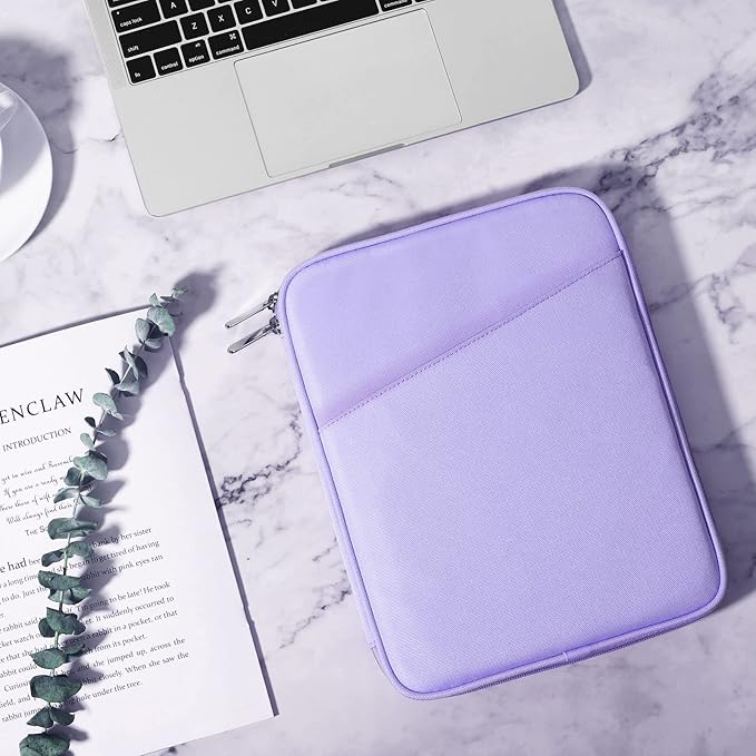TiMOVO 8-9 Inch Tablet Sleeve Case for All-New iPad mini 7 (A17 Pro, 2024), iPad mini 6 (8.3-Inch, 2021), iPad mini 5/4/3/2/1, Portable Protective Pouch Bag for iPad mini, Purple