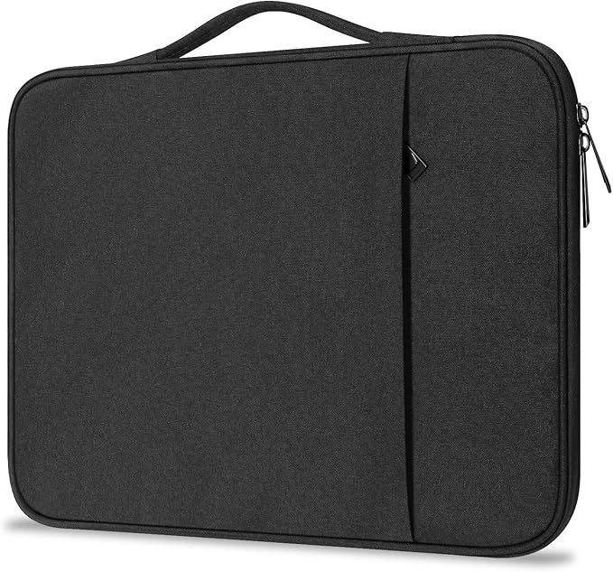ProElife 13-Inch Laptop Sleeve Case for 2026-2024 MacBook Air 13.6 inch M5/M4 Chip & MacBook Neo 13'' A18 Pro/iPad Pro M5 13-inch Accessory Traveling Water-resistant Bag Portable Carrying Case (Black)