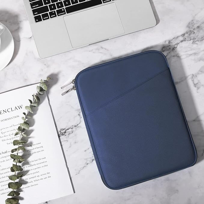 TiMOVO 8-9 Inch Tablet Sleeve Case for All-New iPad mini 7 (A17 Pro, 2024), iPad mini 6 (8.3-Inch, 2021), iPad mini 5/4/3/2/1, Portable Protective Pouch Bag for iPad mini, Indigo