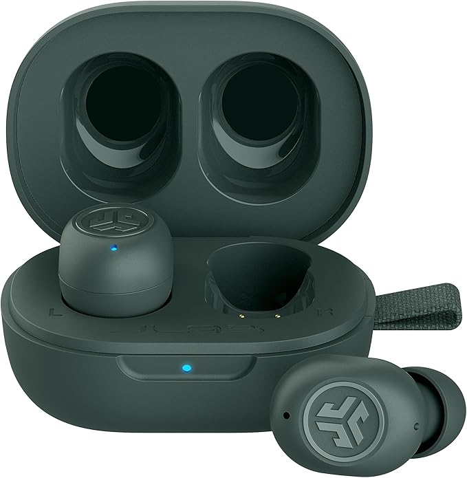 JLab JBuds Mini, True Wireless Earbuds, Bluetooth Multipoint, IP55 Sweat Resistant, Be Aware Audio, Sage