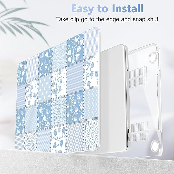 Tuiklol for 2026 MacBook Neo 13 Inch A18 Pro Chip Case, (Model A3404) Anti-Scratch Anti-Drop Slim Hard PC Shell Case with Shockproof Protective MacBook Neo Laptop Cover,Patchwork Floral