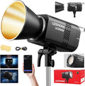 Godox Litemons LE300Bi COB Led Video Light, Godox Bowens Mount 315W Bi-Color Continuous Output Light with DMX/Bluetooth APP Control, NFC Connection, 2800K~6500K, 58900Lux@1m, CRI/TLCI98, 11 Fx Effects