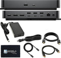 Dell SD25TB4 Pro Thunderbolt 4 Smart Dock - Supports 8k Display, 3 Years Warranty with 180W Adapter, HDMI, DisplayPort, Thunderbolt Cable, Cloth - USB C Docking Station Hub with Accessories