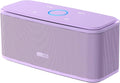 DOSS SoundBox Touch Wireless Bluetooth Speaker-12W HD Sound with Rich Bass, IPX5 Waterproof, 20H Playtime, Handsfree, for Gatherings, Home, Office, Outdoor, Travel-Purple
