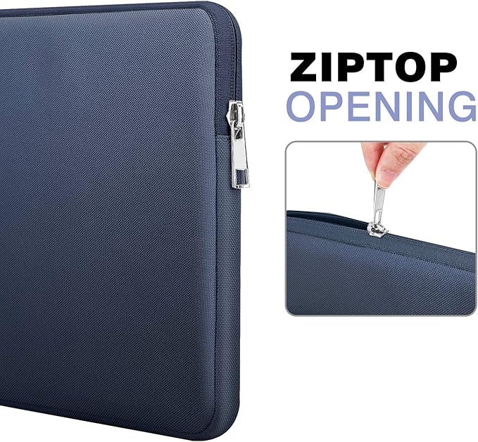 MoKo 9-11 Inch Tablet Sleeve Bag Carrying Case Fits New 11 inch iPad Air M3, iPad A16 2025, iPad Pro 11 M4/Air M2, iPad Air 5/4/3th, iPad 10/9/8/7th, Indigo