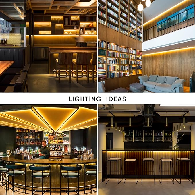 Shine Decor LED Strip Light 50FT 120VAC, Super Bright 6337 Lumens Dimmable, IP65 Waterproof for Outdoor Indoor, 3000K Warm White Lighting Rope 6x10mm, ETL Listed 15M Every 1.6ft Cuttable