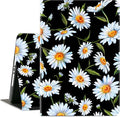 Cases for iPad 9th Generation, for iPad 8th Generation Case, for iPad 7th Gen case, for ipad Cases 9th Generation 10.2 inch Women Men Kids Multi-Angle Adjustable Stand Auto Wake/Sleep,Black Daisy