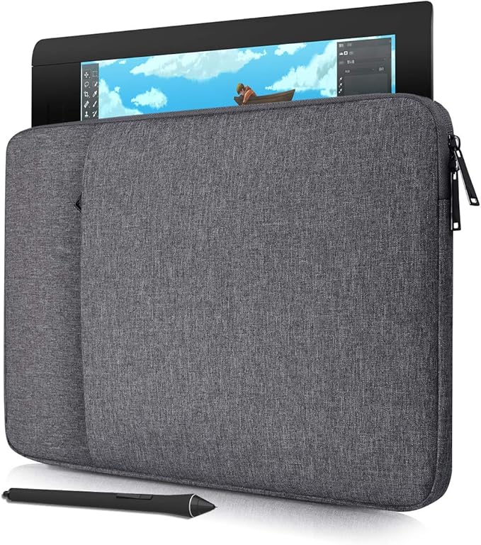 Waterproof Drawing Tablet Sleeve Case for Huion KAMVAS Pro 16, Wacom Cintiq 16/ Intuos Pro Large PTH860 - Carrying Case (Space Grey) 1