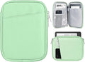 TiMOVO 6-7 Inch Universal Sleeve for eReader Book, Protective Sleeve Cover Case with Pocket, Compatible with 6-7" E-Reader & Kobo Devices, Agave Green