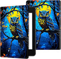 for Case for 6" Kindle 10th Generation 2019 Release (Model No J9G29R) E-Reader Case, Slim Kickstand Stand Leather Smart Cover with Auto Wake/Sleep, Dark Wolf Eagle