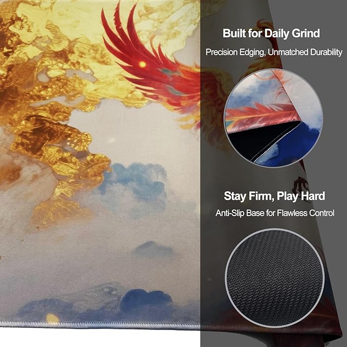XXL Gaming Mouse Pad 35.4x15.7 Professional Large Mouse Pad & Computer Game Mouse Mat-90x40 Phoenixcmh