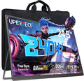 UPERFECT 24.5" Portable Monitor 240Hz Gaming Monitor 2000:1 Contrast FreeSync 0.1ms Fast IPS Large Screen, Built-in 180° Adjustable Stand/VESA, USB-C HDMI Second Screen for Laptop, Phone, Game Console