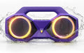 OZJ Bluetooth Speaker 80W(Peak) Loud with Bass, 20H Playtime, IPX7 Waterproof, RGB Lights, TWS, Large Portable Wireless Speakers for Outdoor, Home, Party, Pool, Beach, Tailgating, Gym, Work (Purple)