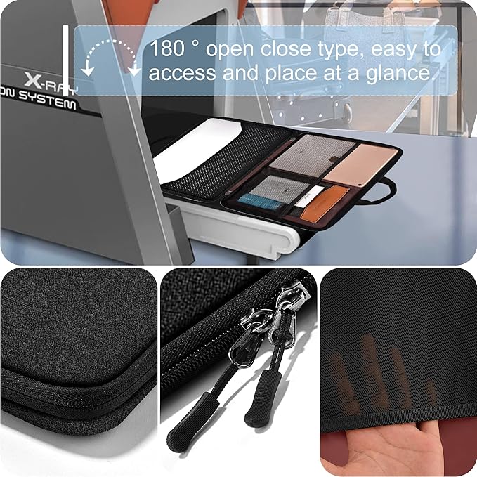 Hseok 13 14 inch Laptop Case Sleeve with Small Case,TSA Computer Handbag Compatible with MacBook Neo/Pro 14 M5/M4/M3/M2/M1,All Models 13.3" MacBook Air/Pro,XPS 13/14,Most 13-14 Notebooks,Black