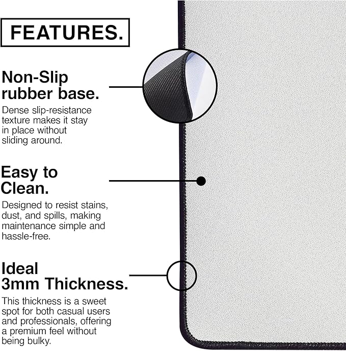 MPCO. Original Large Gaming Desk Mat – 36" x 17" Aeroglyde Manga Motors Miros-Honda Full Desk Mouse Pad for Smooth Precision – Non-Slip, Washable Extra-Large PC Mouse Pad for Gaming Sessions