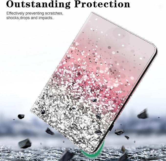Case for iPad mini 5 (5th Generation,2019), iPad mini 4 3 2 1 Case 7.9 Inch with Auto Wake/Sleep & Elastic Band & Card Slot/Holder, Multi-Angle Viewing Stand Cover - Gradation