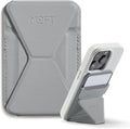 MOFT Magnetic Wallet Stand Compatible with iPhone 17/16/15/14/13/12 Series, Angle Adjustment & Magsafe Compatible MOVAS Phone Stand,Cement