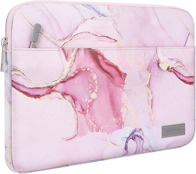 MoKo 9-11 Inch Tablet Sleeve Bag Carrying Case Fits iPad Pro 11 M5/Air M3, iPad A16 2025, i-Pad 10th 10.9, i-Pad 9/8/7th Gen 10.2, iPadAir 5/4th 10.9, Tab S8 11"/Tab A 10.1,Cloudy Pink