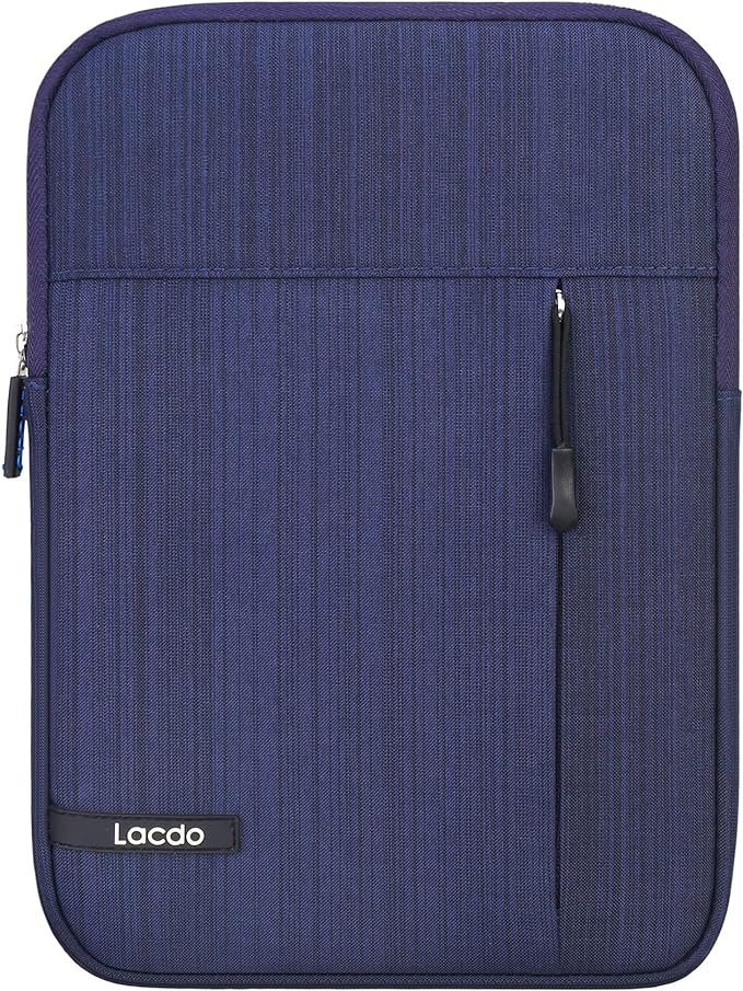 Lacdo iPad mini 7 Sleeve, iPad mini Case Bag, Tablet Sleeve Case for iPad mini 7 (A17 Pro)/6/5/4/3/2, Samsung Galaxy Tab A7 Lite 8.7" / Galaxy Tab A 8.0" Protective Tablet Bag Water Repellent, Blue