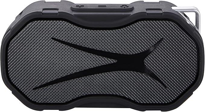 Altec Lansing - Baby Boom Waterproof Bluetooth Speaker, Wireless & Portable for Travel & Outdoor Use, Deep Bass & Loud Sound, 1 Pack (Black)