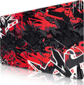 Canjoy Gaming Mouse Pad 31.5x15.8inch Extended XXL Large Mouse Pad Big Computer Keyboard Mouse Mat Desk Pad with Non-Slip & Rubber Base & Stitched Edge