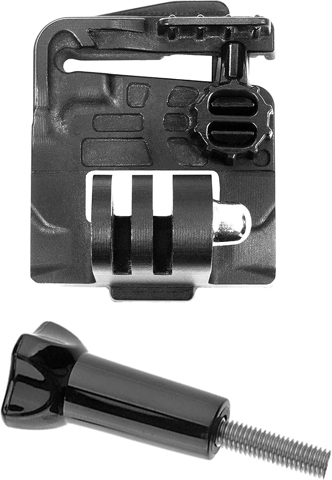 Team Wendy Helmet Shroud Camera Adapter – Mounts GoPro & Garmin Action Cameras | Tool‑Free Install, Built‑in Swivel Lock, Universal Tactical Helmet Accessory