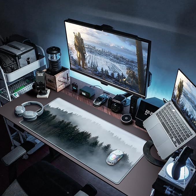 Canjoy Gaming Mouse Pad, Large Extended Mouse Pad Big Computer Mousepad for Home Office Gaming Work 31.5x15.7inch