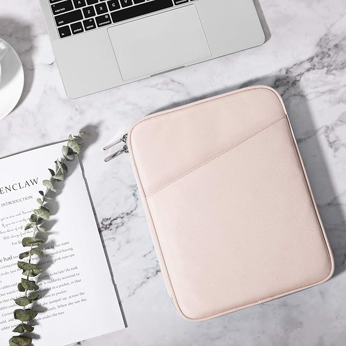 TiMOVO 8-9 Inch Tablet Sleeve Case for All-New iPad mini 7 (A17 Pro, 2024), iPad mini 6 (8.3-Inch, 2021), iPad mini 5/4/3/2/1, Portable Protective Pouch Bag for iPad mini, Pink