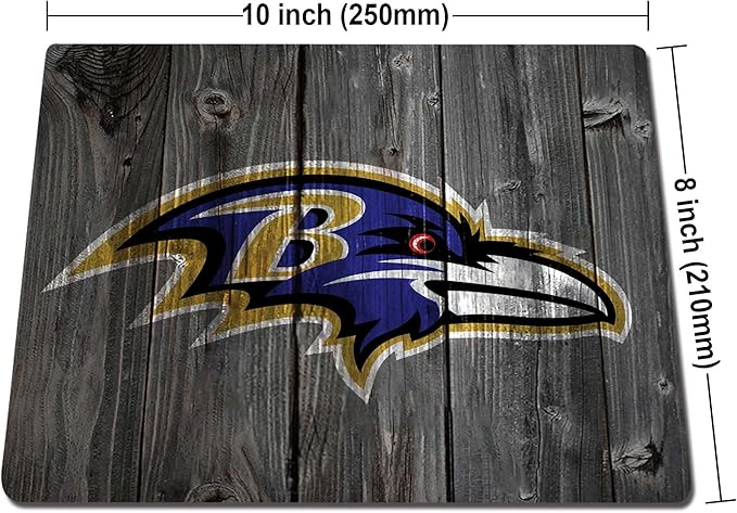 Wood Grain Design Sports Mouse Pad, Non-Slip Rubber Base Mousepad for Computers Laptop, Gaming Mousepad Desk Mat Mouse Pad, Office Supplies - Mouse Pads for Desk